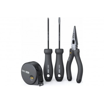 Набор HT0004 ручного инструмента, 4 предмета Deli-1