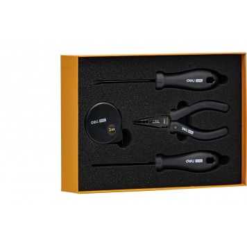 Набор HT0004 ручного инструмента, 4 предмета Deli-12