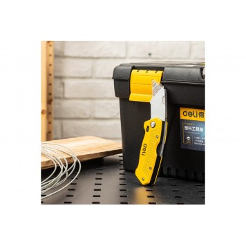 Нож DL006Z складной с Т-образным лезвием Deli-1