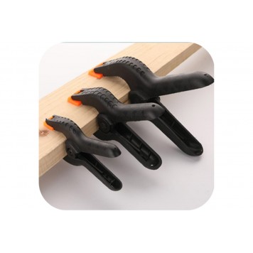 Струбцина DL110006 пружинная, зажим 150мм, Deli-4