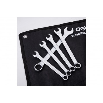 Набор DL130012A комбинированных ключей 12шт, Deli-5