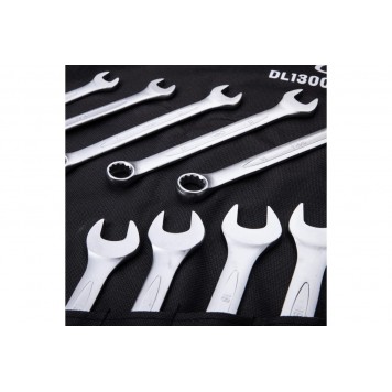 Набор DL130014B комбинированных ключей 14шт, Deli-3