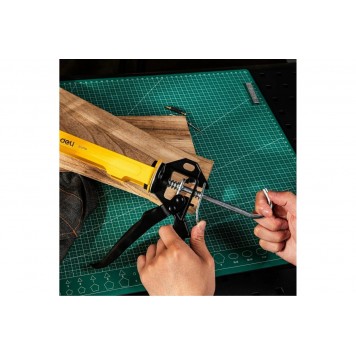 Пистолет DL2370A для герметика 250 мм, Deli-4