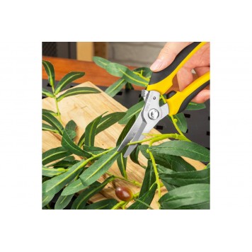 Ножницы DL2908 универсальные строительные 205мм, Deli-4