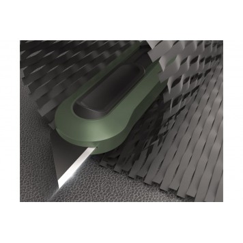 Нож технический HT4008L "Home Series Green", Т-образное лезвие Deli-2