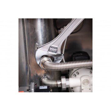 Ключ DL018A разводной 450 мм, 0-55 мм хромированный Deli-1