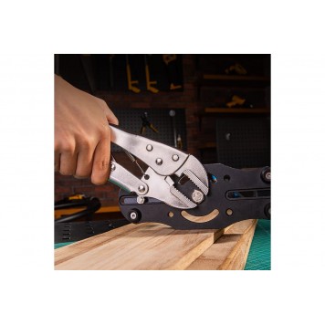 Клещи DL109010 сварочные с  прямыми губками 250мм, Deli-4