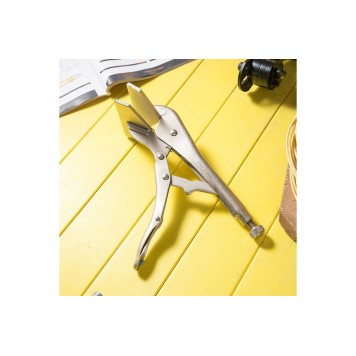 Клещи DL20016 сварочные плоские губки 250мм, Deli-2