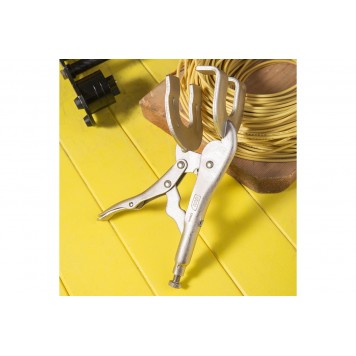 Клещи DL20017 зажимные для сварки W-Типа 230мм, Deli-3