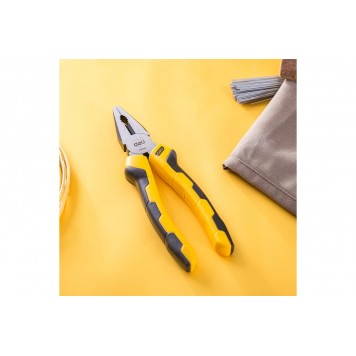 Плоскогубцы DL2008 комбинированные 200мм, двухкомпонентная рукоять Deli-4