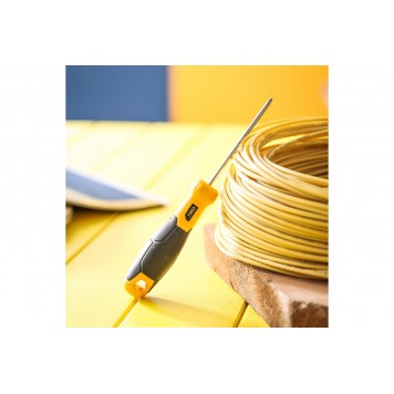 Отвёртка шлицевая DL6330751 3х75 мм, CR-V Deli-2