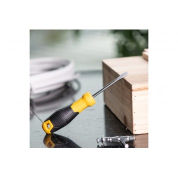 Отвёртка шлицевая DL6350751 5х75 мм, CR-V Deli-1