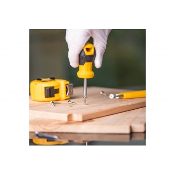 Отвёртка крестовая DL636038 PH2x38 мм, CR-V Deli-3