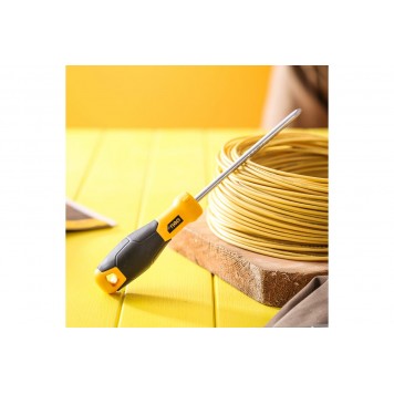 Отвёртка крестовая DL636125 PH2x125 мм, CR-V Deli-4