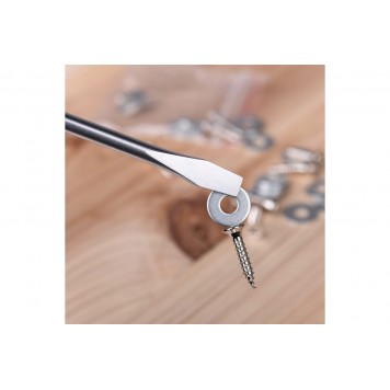 Отвёртка шлицевая DL6361251 6х125 мм, CR-V Deli-2