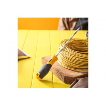 Отвёртка крестовая DL636150 PH2x150 мм, CR-V Deli-3