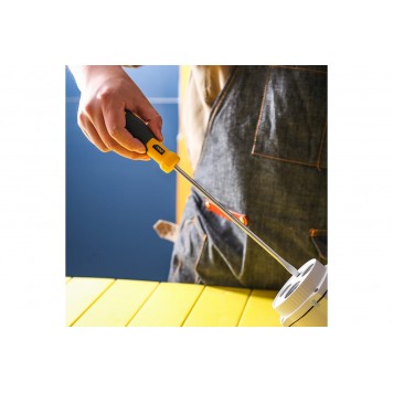 Отвёртка шлицевая DL6362001 6х200 мм, CR-V Deli-3