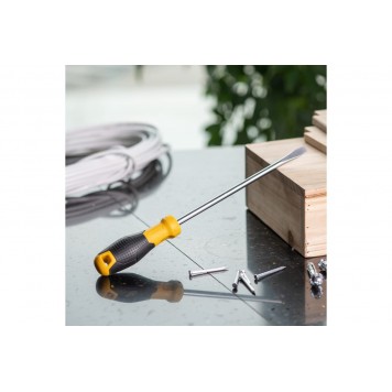 Отвёртка шлицевая DL6382001 8х200 мм, CR-V Deli-1