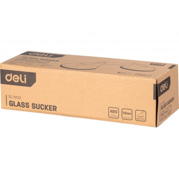 Присоска DL-XP22 двойная для стекла 2х118мм (80кг), Deli-6