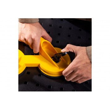 Присоска DL-XP23 для стекла тройная 3х118мм, 120кг, Deli-2