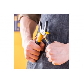 Плоскогубцы DL2007Z комбинированные 180мм двухкомпонентная рукоятка Deli-4