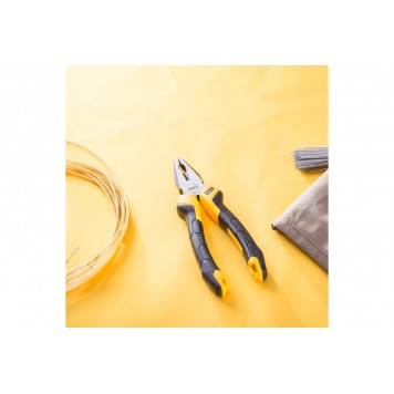 Плоскогубцы DL2007Z комбинированные 180мм двухкомпонентная рукоятка Deli-5