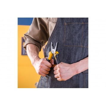 Плоскогубцы DL2008Z комбинированные 200мм, Deli-4