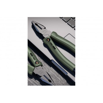 Плоскогубцы HT2007L комбинированные "Home Series Green" 180мм, Deli-2