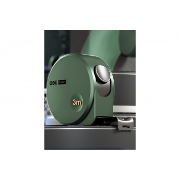 Рулетка HT8316L 3мх16мм "Home Series Green", Deli-1