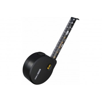 Рулетка HT8519 5мх19мм "Home Series Black", Deli-1