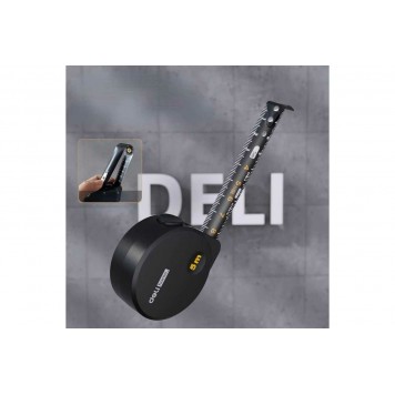 Рулетка HT8519 5мх19мм "Home Series Black", Deli-9