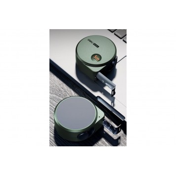 Рулетка HT8519L 5м х 19мм Home Series Green, софттач пластик, Deli-4