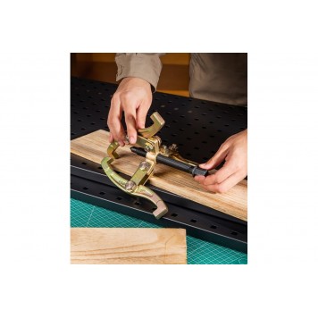 Съемник DL-S6 подшипников трехзахватный 150мм, Deli-4