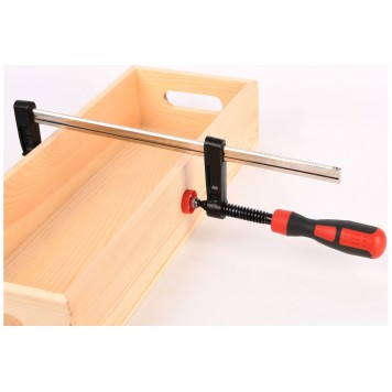 Струбцина DL110830Z F-образная 300x80мм, Deli-2