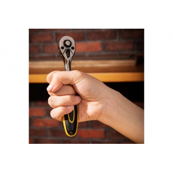 Трещотка DL2323 1/4" 155 мм, 45 зубьев DELI-1