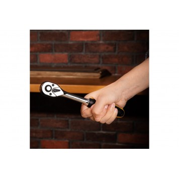 Трещотка DL2421 3/8" 200 мм, 45 зубьев DELI-6