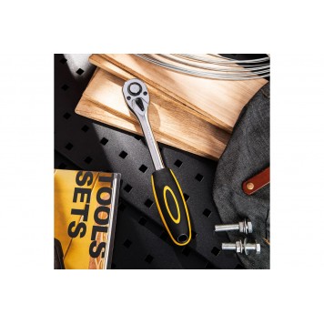 Трещотка DL2521 1/2", 255 мм, 45 зубьев DELI-3