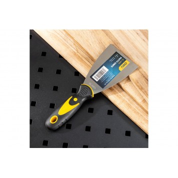 Шпатель DL-HD4 100мм нержавеющая сталь Deli-3