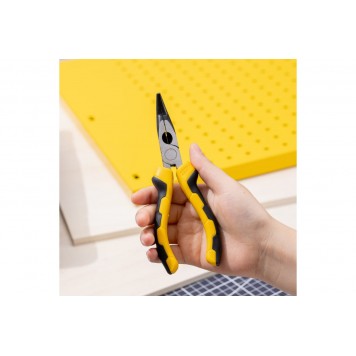 Удлиненные плоскогубцы DL2306 160мм, угол загиба 30°, Deli-4