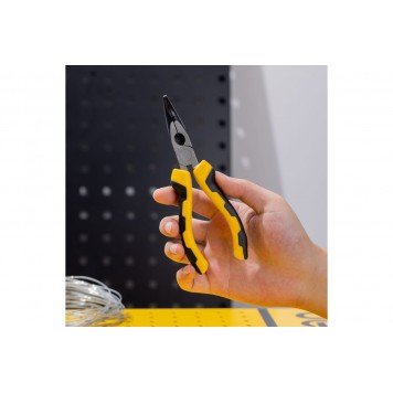 Удлиненные плоскогубцы DL2306 160мм, угол загиба 30°, Deli-5