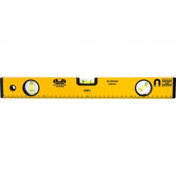 Уровень DL290400 строительный магнитный 3 глазка 40 см Deli-2