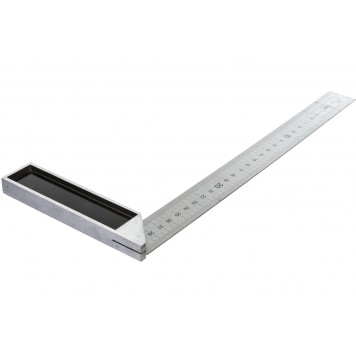 Угольник DL302300 300мм, из нержавеющей стали, Deli-2