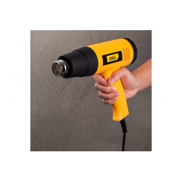 Фен DL391202 технический 2000 Вт с бесступенчатой регулировкой температуры DELI-2