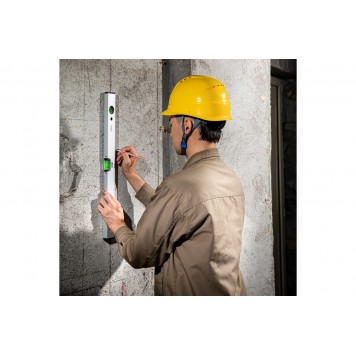 Уровень DL700600B строительный магнитный 3 глазка, 600мм, Deli-4