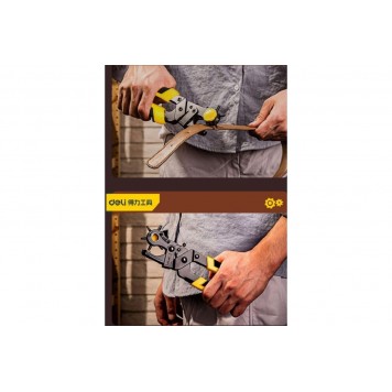 Дырокол DL1919 револьверный для кожи 6-в-1 220мм, Deli-4