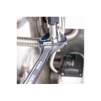 Ключ DL015A разводной 350 мм, 0-46 мм хромированный DELI-4