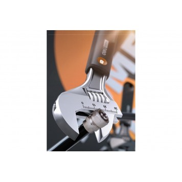 Ключ HT1508C разводной "Home Series Gray" 200мм, Deli-2