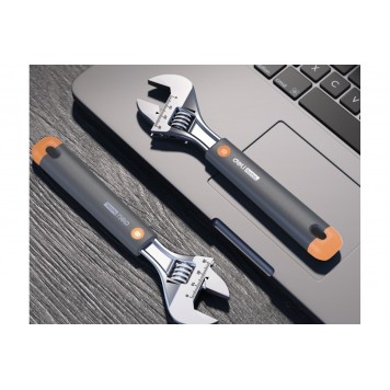 Ключ HT1508C разводной "Home Series Gray" 200мм, Deli-4