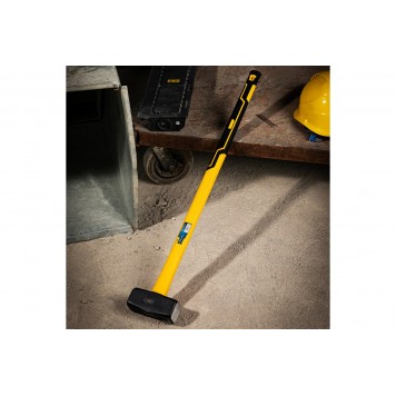 Кувалда DL447030 с фибергласовой рукояткой 3 кг, Deli-5