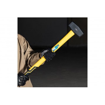 Кувалда DL447030 с фибергласовой рукояткой 3 кг, Deli-6